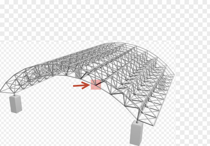 Space Frame Timber Roof Truss Structure Barrel PNG