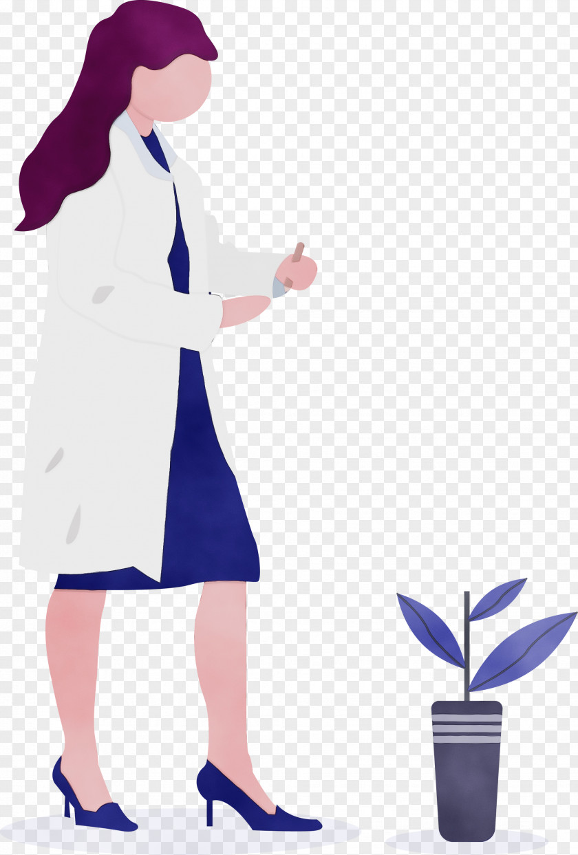 Standing Flower Plant Gesture PNG