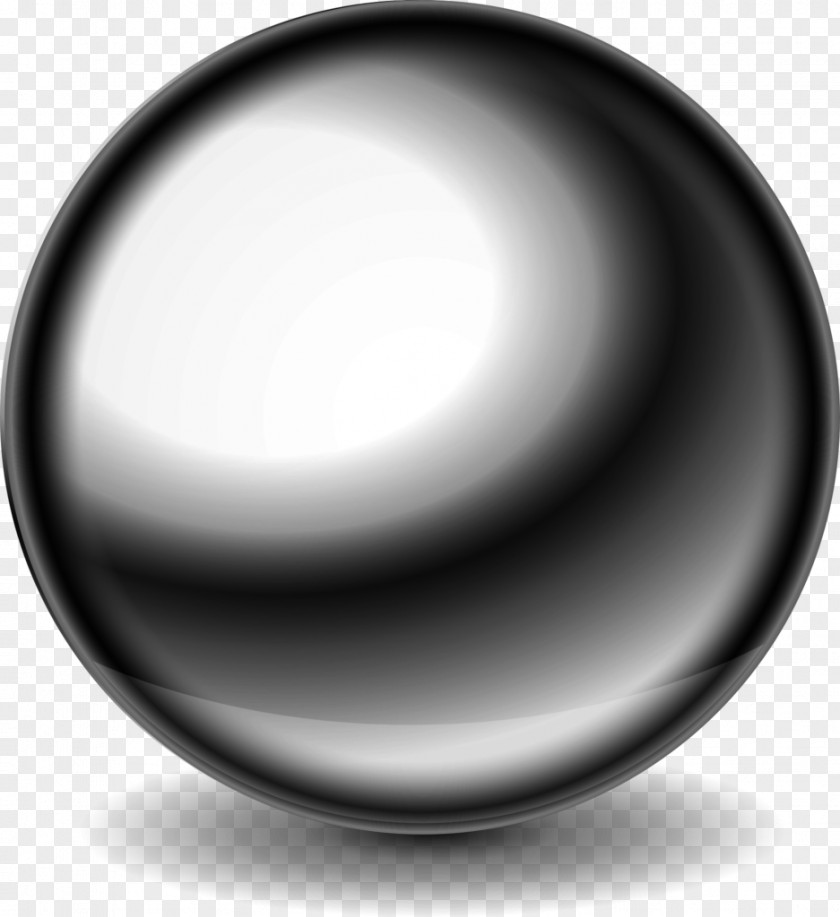 Steel Ball Sphere Metal PNG