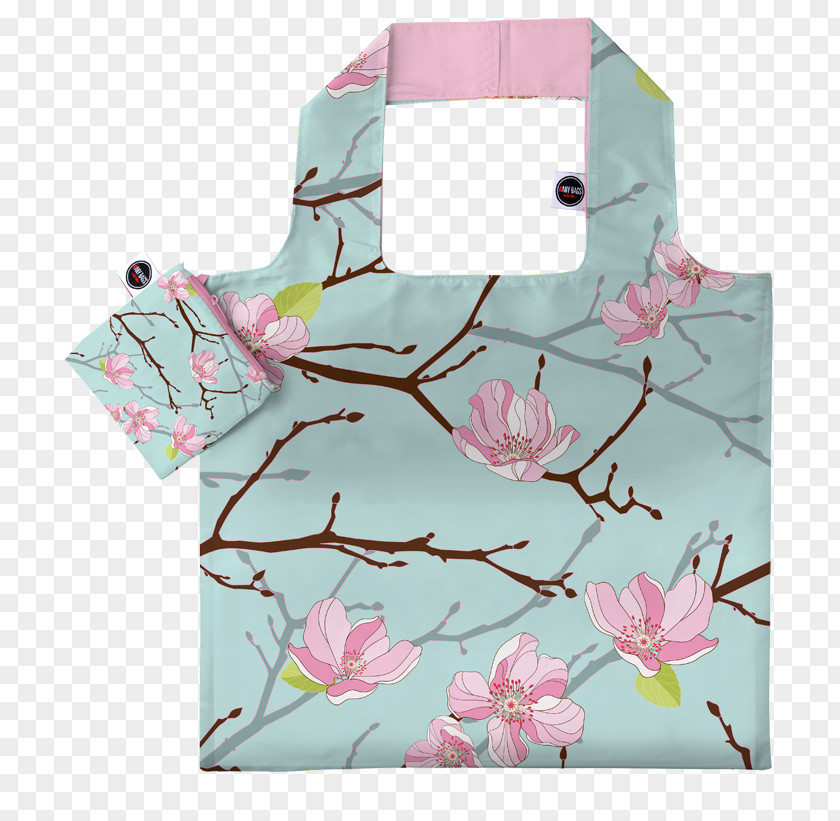 Cherry Blossom Handbag Shopping PNG