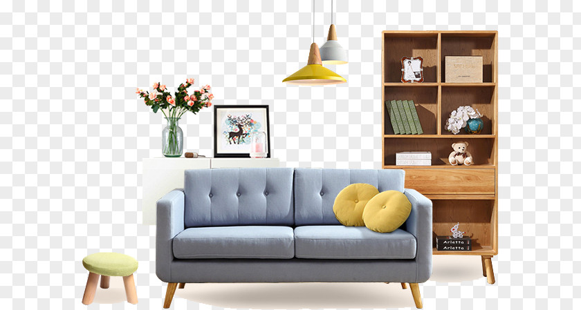 Home Furnishings Furniture Poster Couch PNG