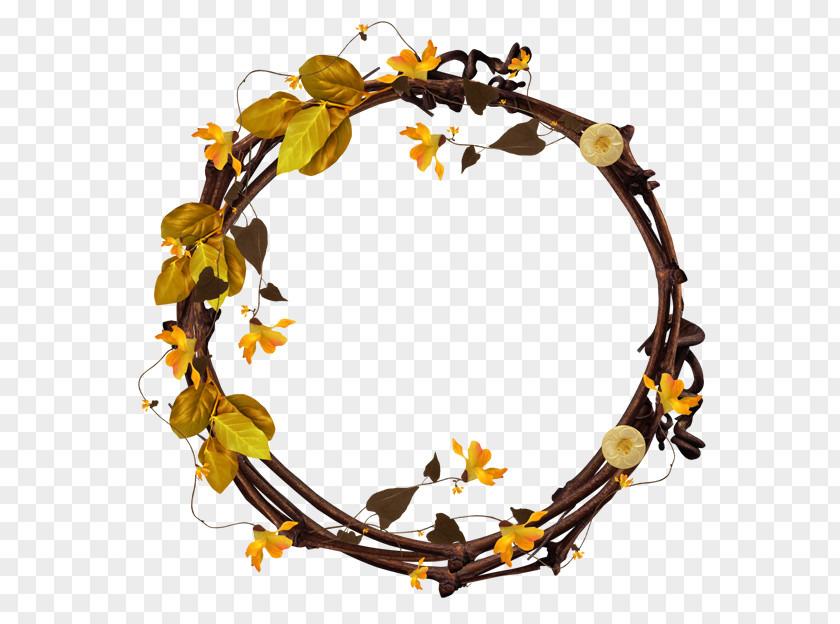 Leaf Wreath Branch Photography PNG