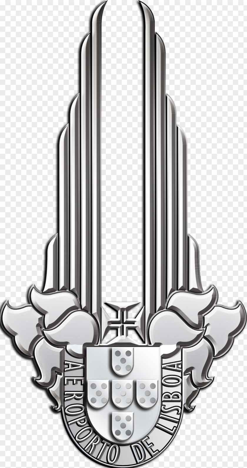 Lisbon Portela Airport Coat Of Arms Heraldry Badge PNG