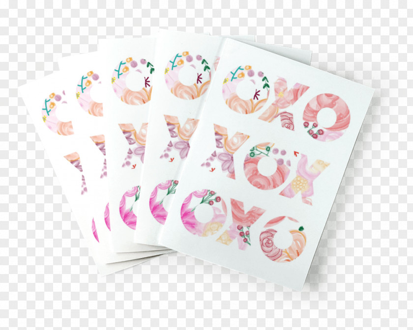 Presto Card Paper Pink M Font PNG