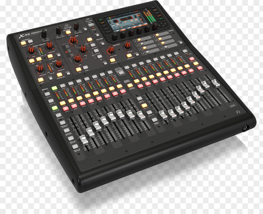 BEHRINGER X32 PRODUCER Audio Mixers Digital Mixing Console PNG