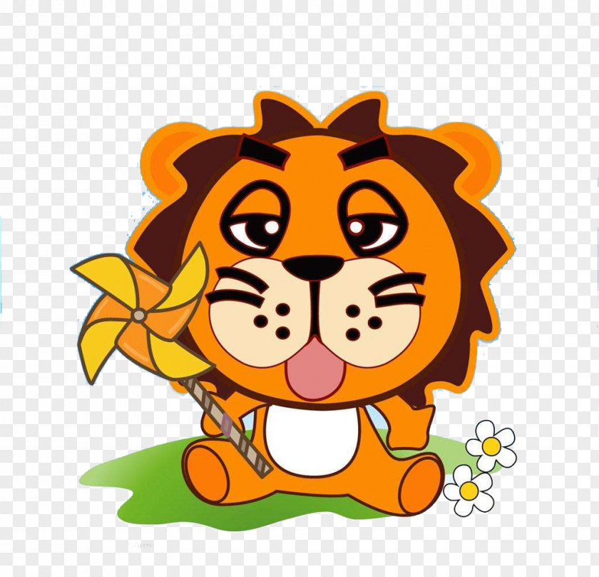 Cartoon Tiger Lion Clip Art PNG
