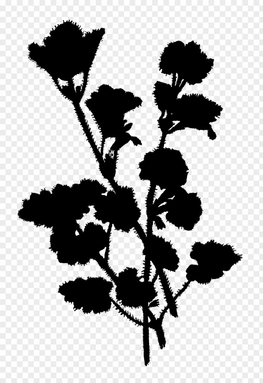 Flower Plant Stem Leaf Clip Art Silhouette PNG