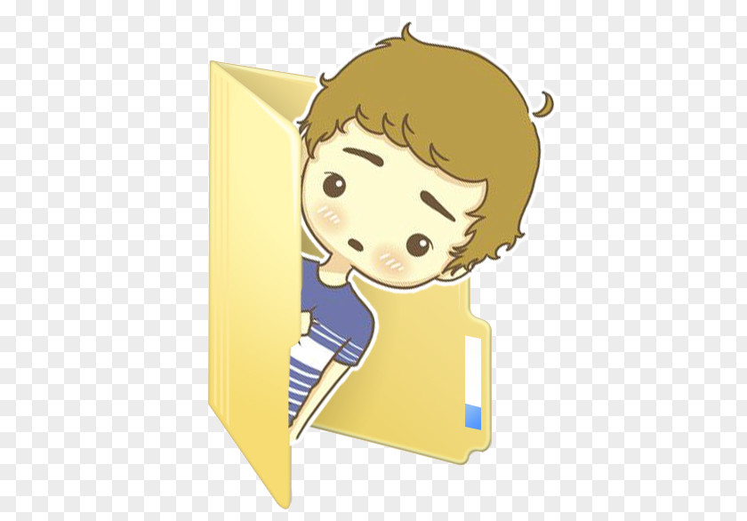 Folder Drawing One Direction Caricature Icon PNG