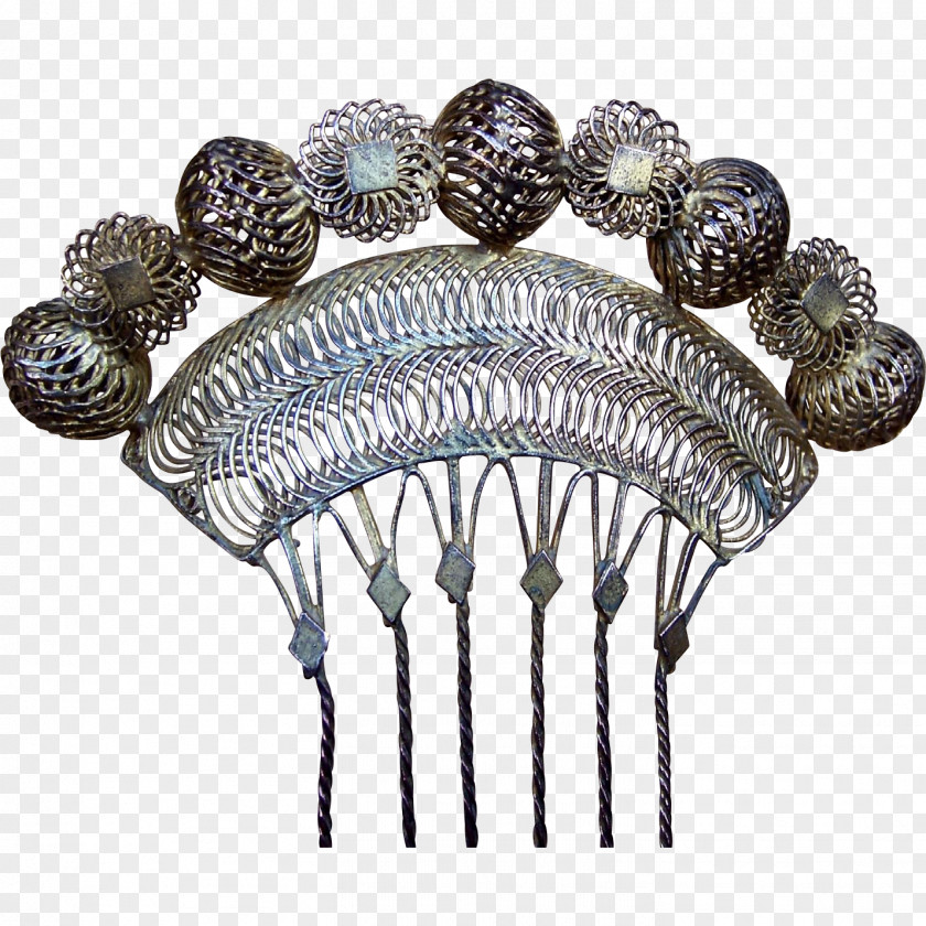 Jewellery Comb Peineta Filigree Clothing PNG