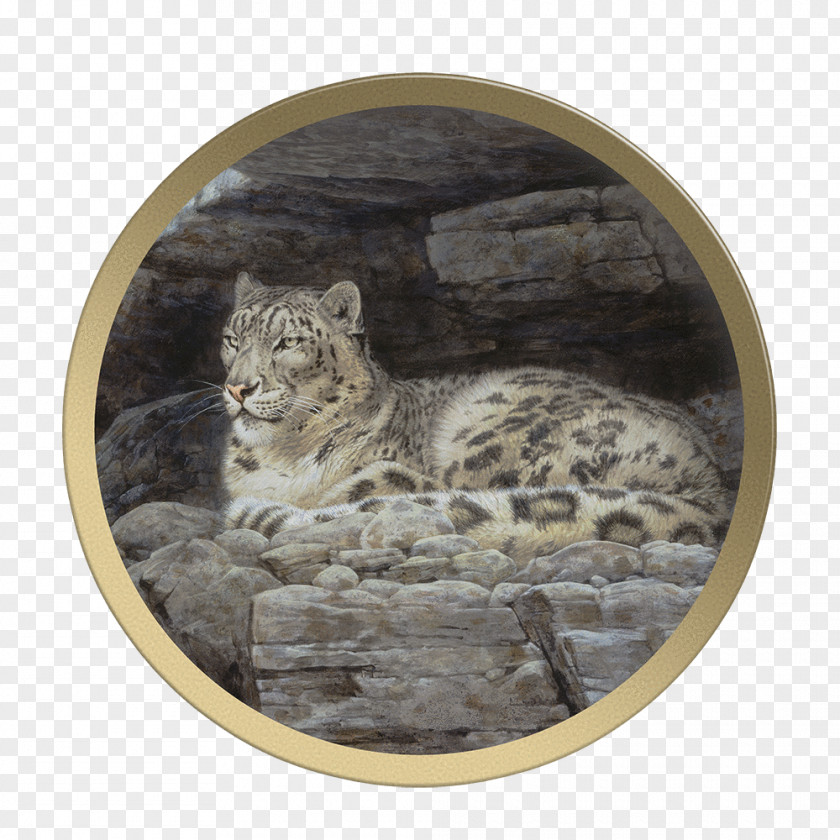 Leopard Snow Felidae Big Cat Guy Coheleach's Animal Art PNG