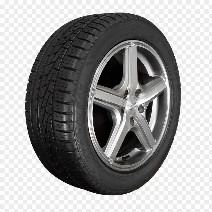 Car Tread Tire Alloy Wheel Rim PNG