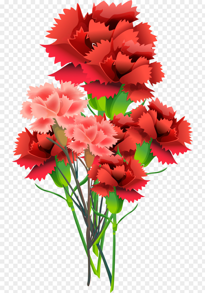 Flower Bouquet Floral Design Cut Flowers Artificial Carnation PNG