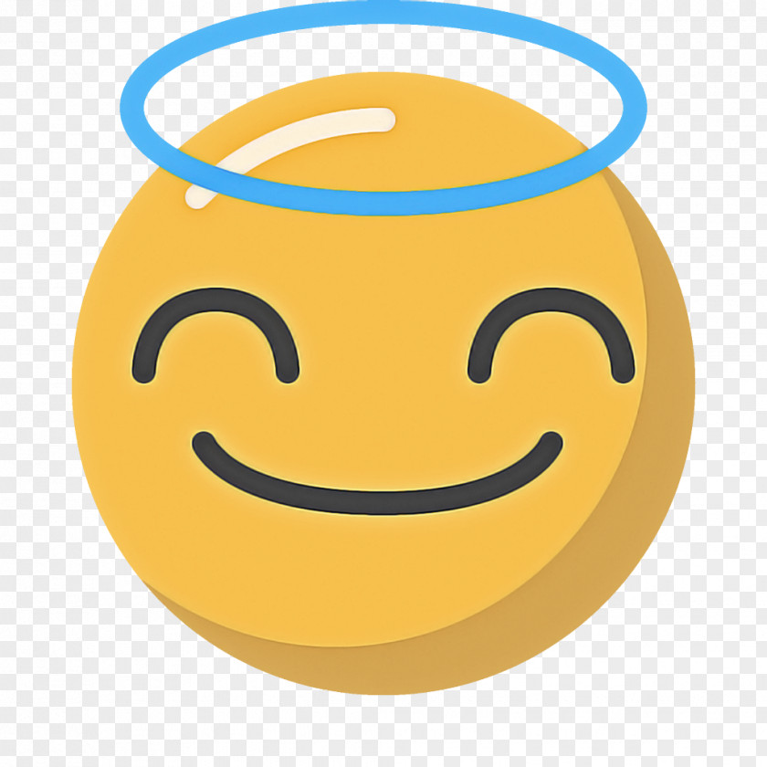 Smiley Angel Emoticon Emotion Icon PNG
