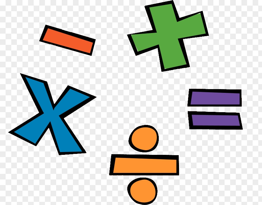 Maths Sign Mathematics Cartoon Division Clip Art PNG