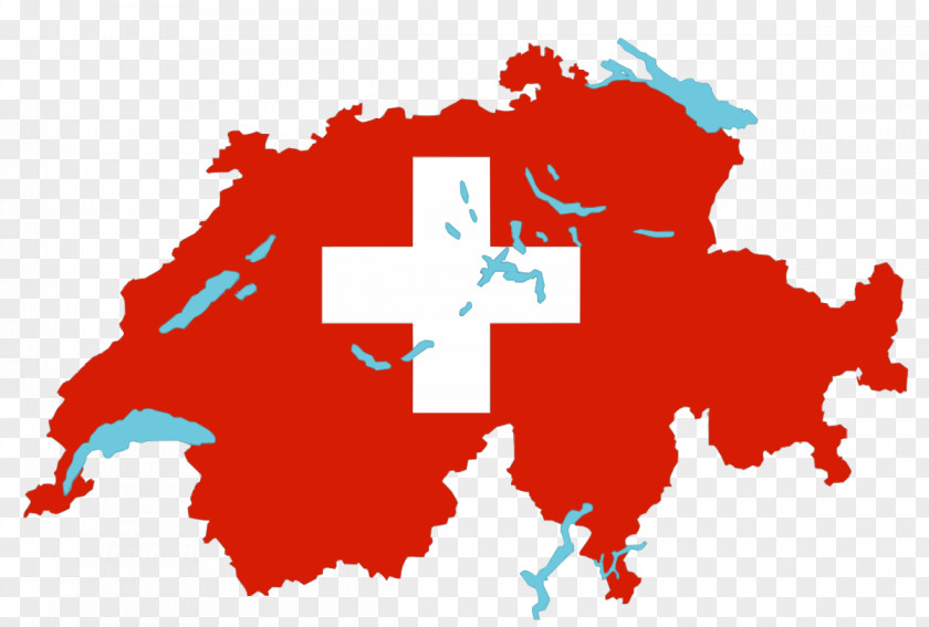 Switzerland Flag Of Map Stock Photography PNG