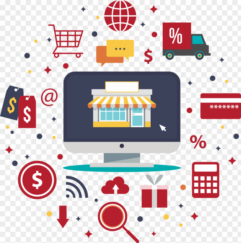 Web Design E-commerce Online Shopping Marketplace Development PNG