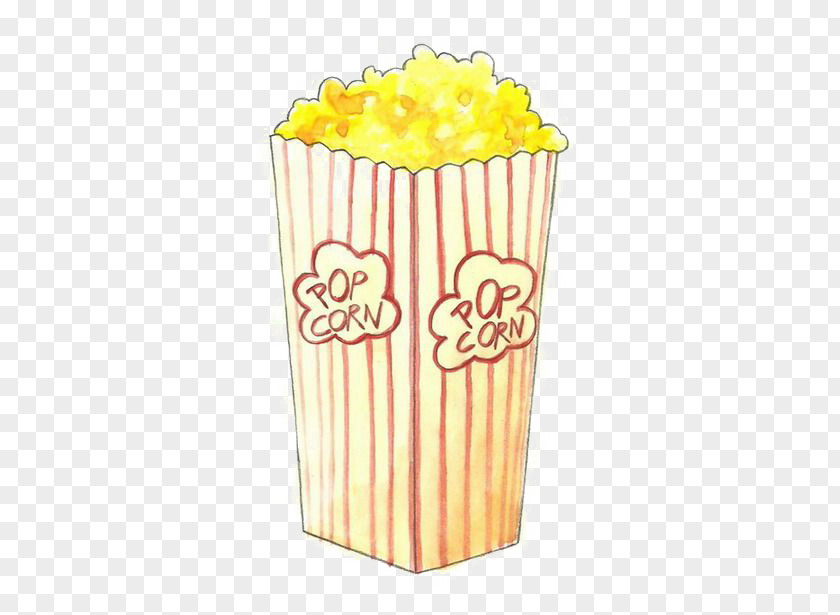 Cartoon Popcorn Drawing Cinema Clip Art PNG