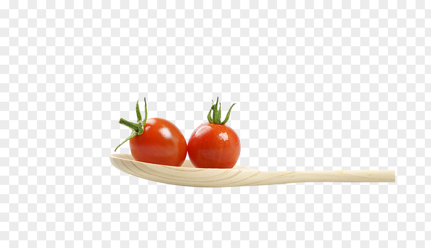 Cherry Tomatoes On A Spoon Tomato Fruit Food PNG