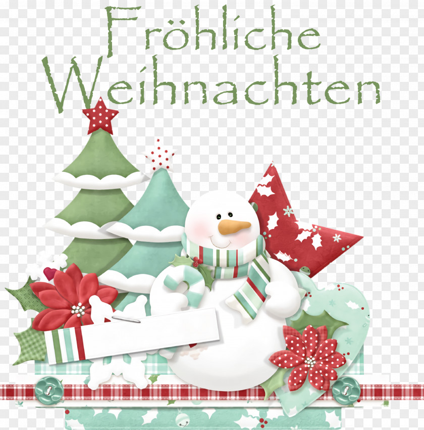 Frohliche Weihnachten Merry Christmas PNG