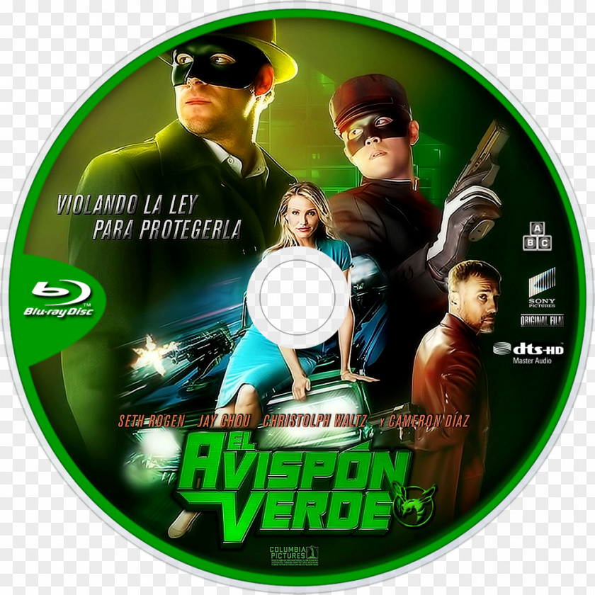 Green Hornet Action Film Comedy Poster PNG