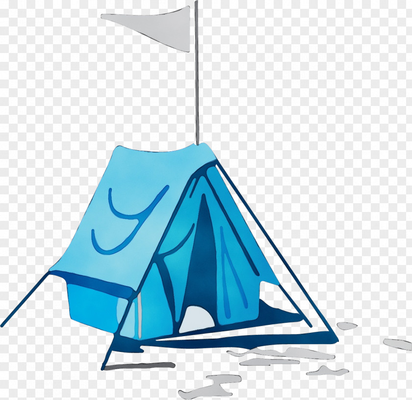 Shade Turquoise Tent Cartoon PNG