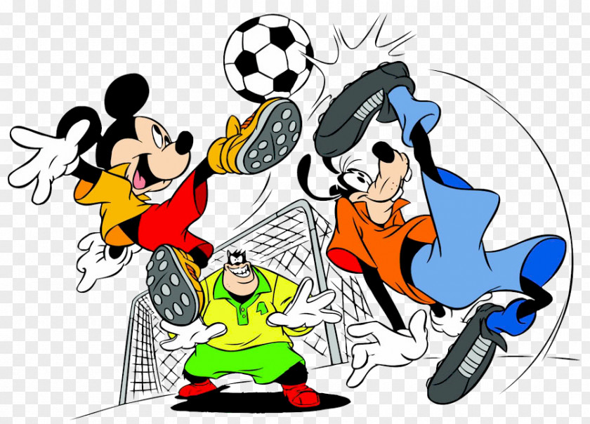 Soccer Pictures Mickey Mouse Goofy Minnie Football Player PNG
