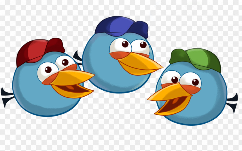 Angry Birds Blue Duck 2 Go! PNG