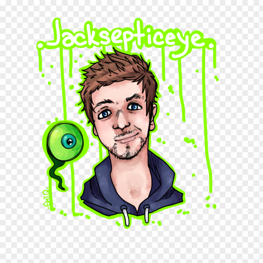 Like A Boss Jacksepticeye YouTuber Nose Drawing PNG