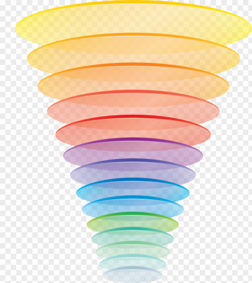 Rainbow Upside Down Pyramid Dash Clip Art PNG