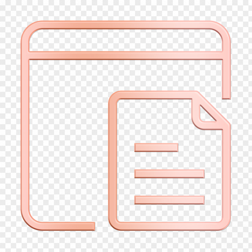 Rectangle Web Icon Document Essential Object PNG