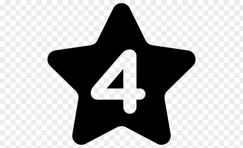 Star Number Symbol PNG