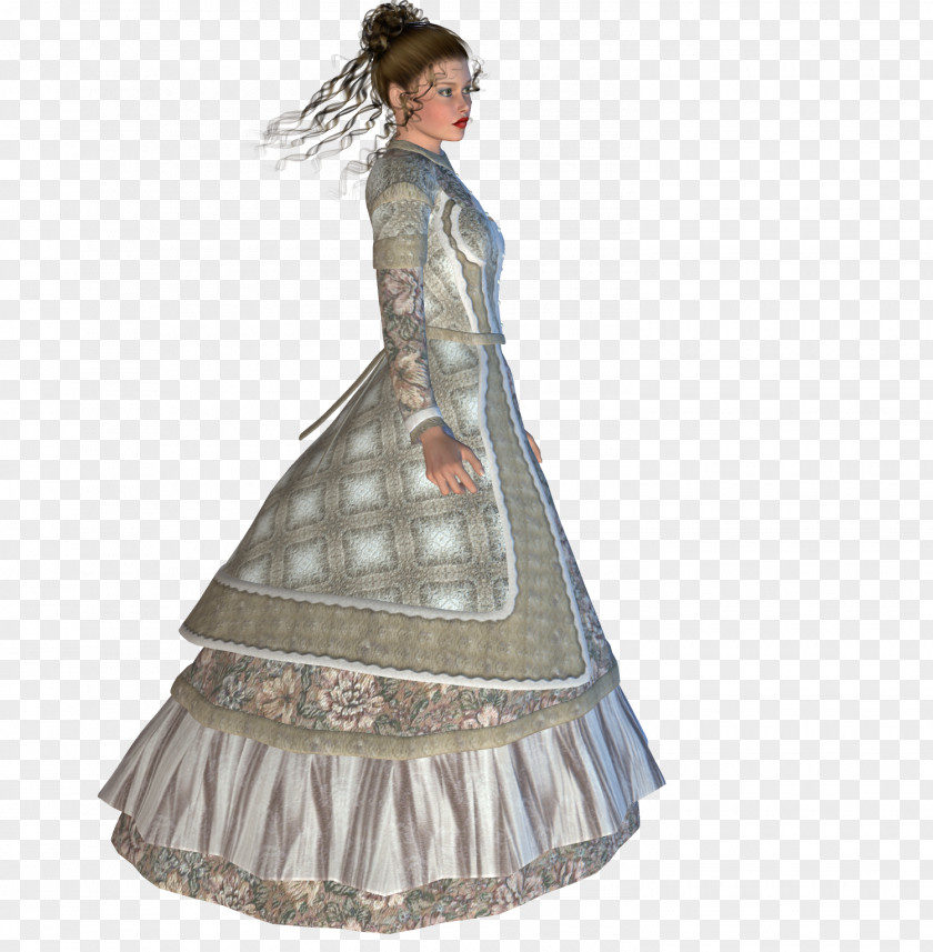 Modelo Costume Design Gown PNG