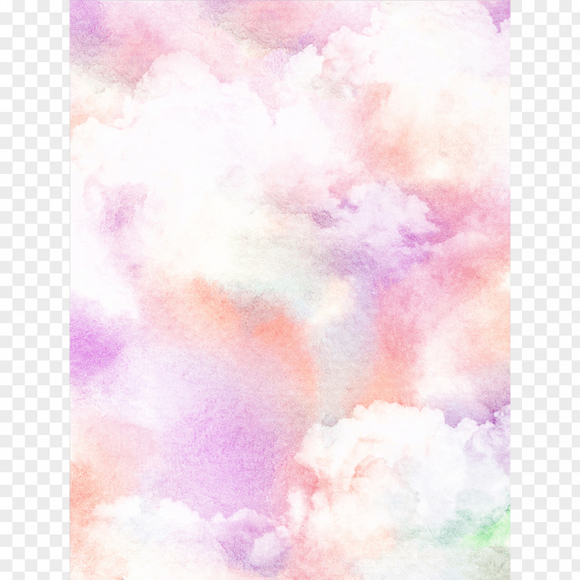 Painting Watercolor Cloud Desktop Wallpaper PNG