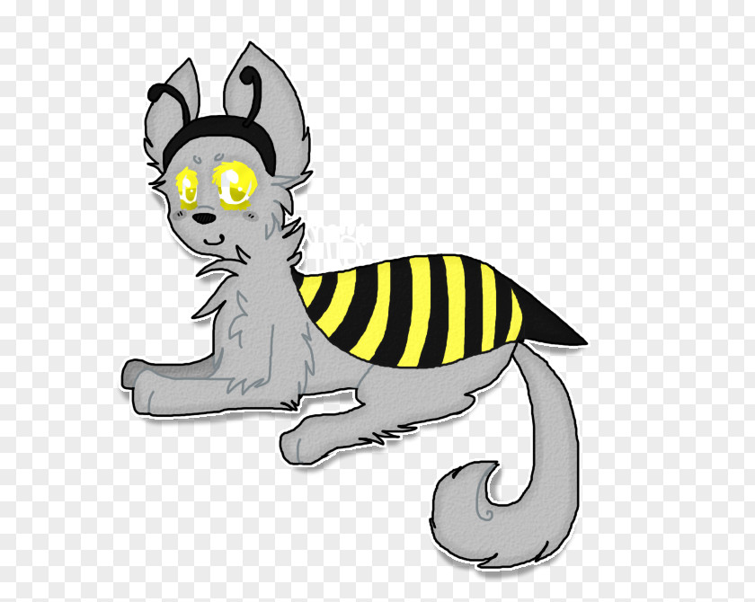 Q Version Of The Bee Whiskers Cat Dog Horse Clip Art PNG