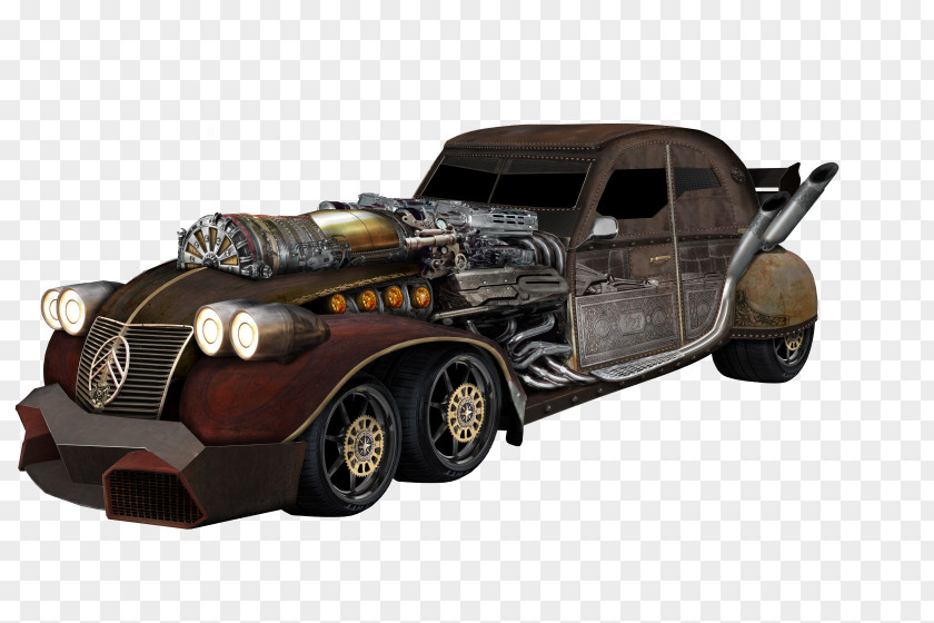 Vehicles Inventor Builds Steampunk Inspired Automatron Car Interior Design Services PNG