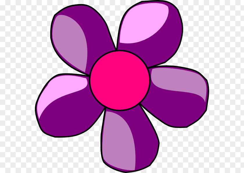 Violet Flower Cliparts Free Content Clip Art PNG