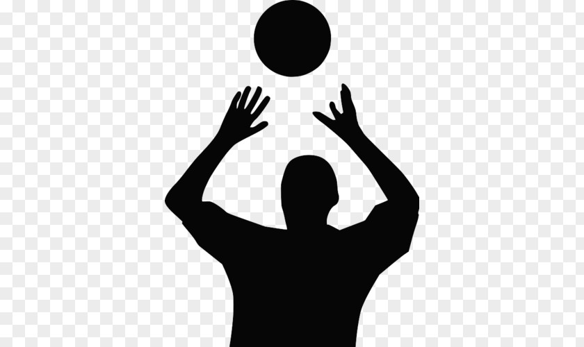 Volleyball Silhouette Clip Art PNG