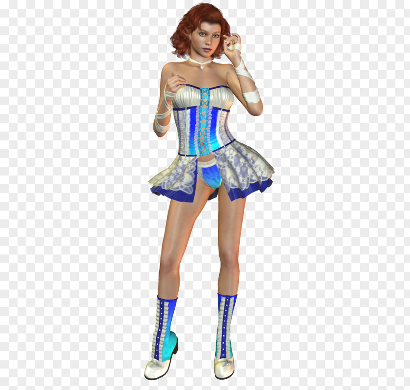 Dk Costume Electric Blue PNG