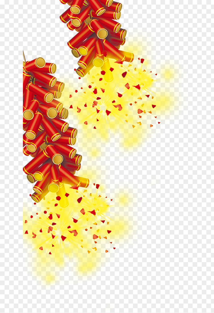 Firecracker Chinese New Year Image PNG