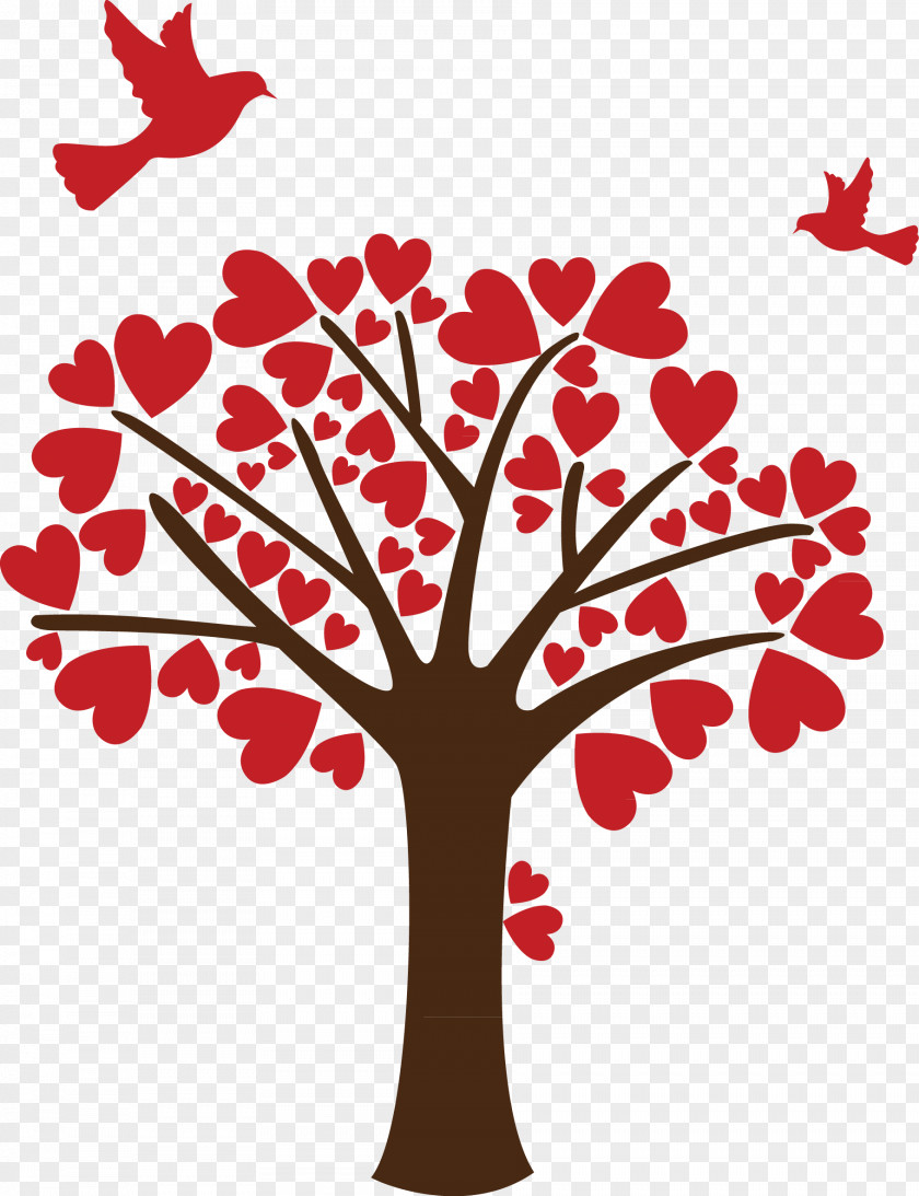 Love Tree Wish Clip Art PNG
