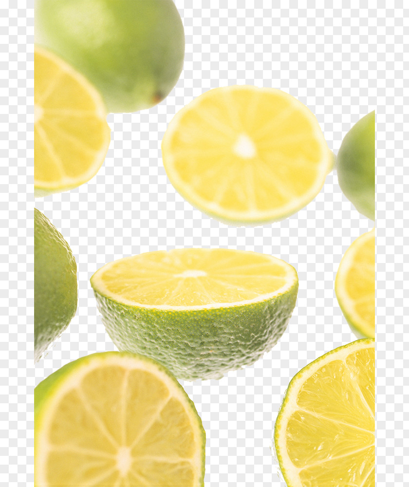 Many Lemon Half A Lemon-lime Drink Persian Lime Key PNG