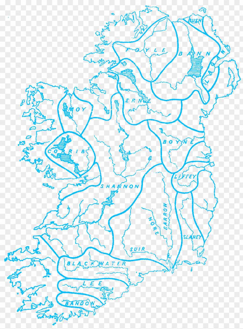 Rivers And Lakes Drainage Divide Ireland Basin Tagus River PNG