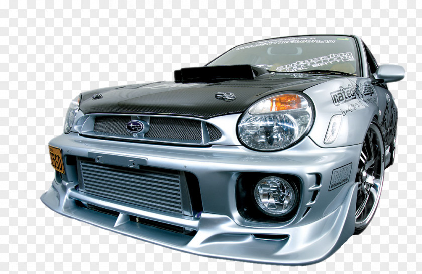 Subaru 1000 City Car Rendering Bumper PNG