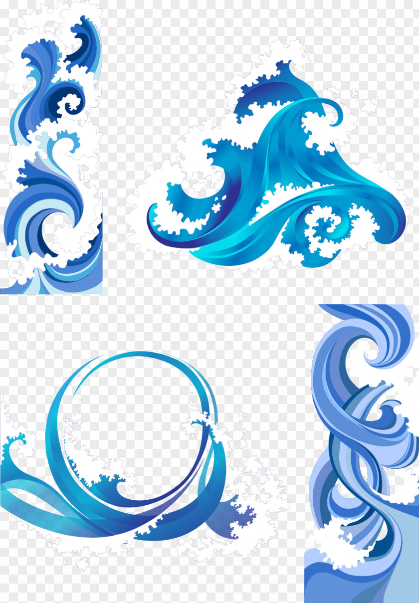 Vector Waves Wind Wave Clip Art PNG