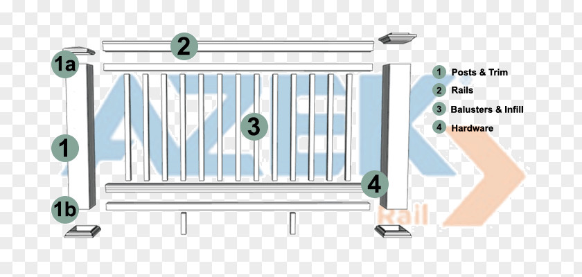 Deck Railing Trademark Guard Rail Stairs PNG