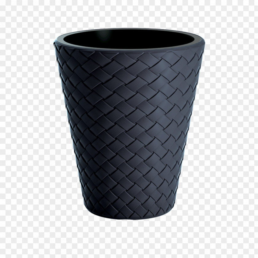 Flowerpot Plastic Anthracite Packaging And Labeling Basket PNG