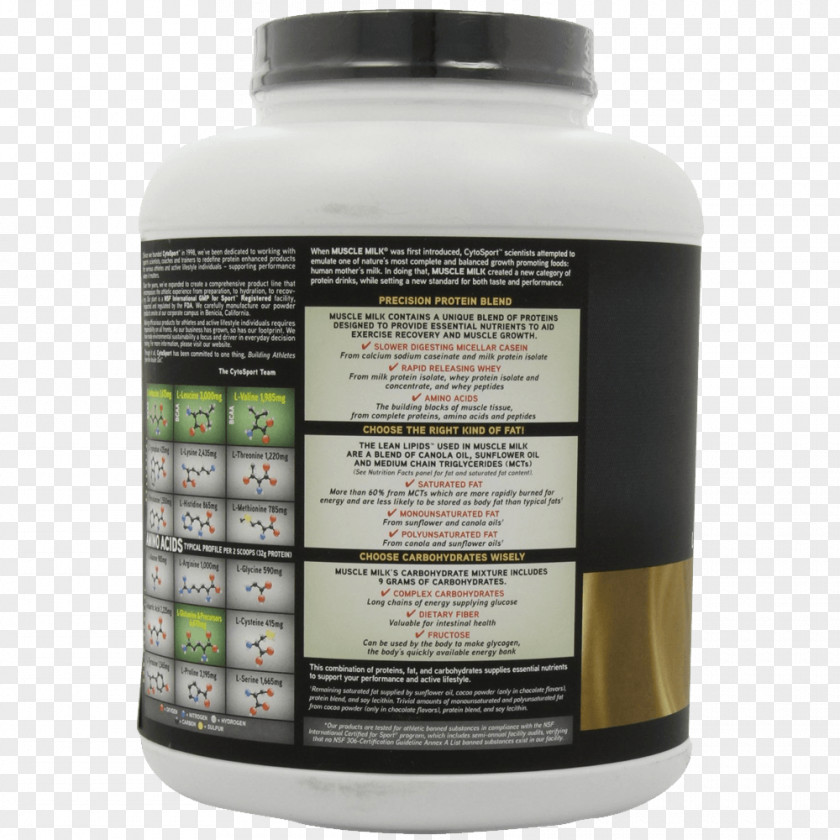 Milk Dietary Supplement Protein CytoSport Inc. Muscle PNG
