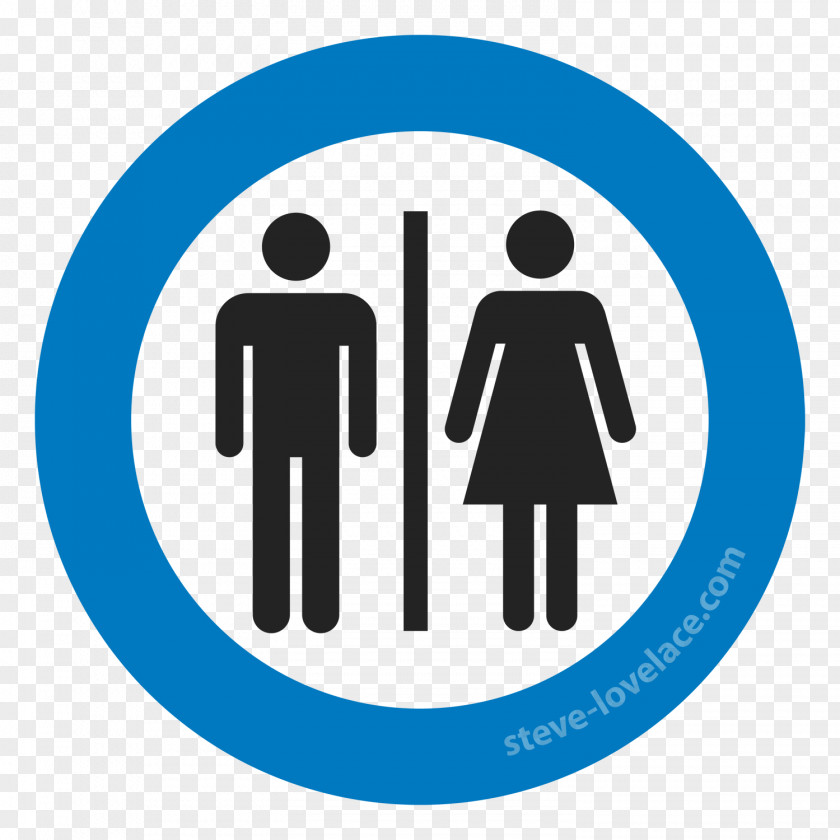 Restroom Symbol Icon Unisex Public Toilet Bathroom Sign PNG