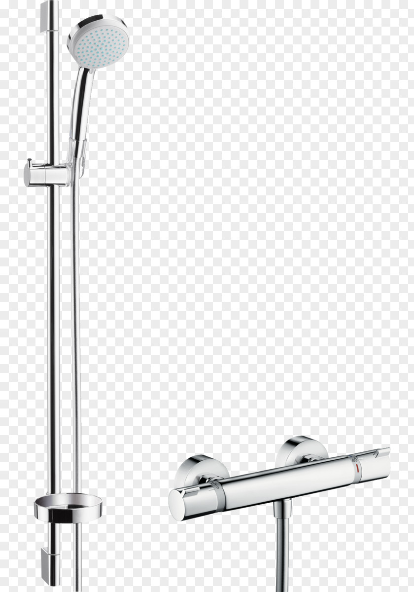 Shower Hansgrohe 27223000見Cromaで220 Showerpipeの恒温槽 Thermostatic Mixing Valve Bathroom PNG