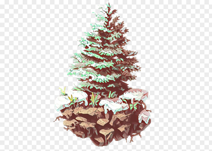 Woody Plant Christmas Tree PNG